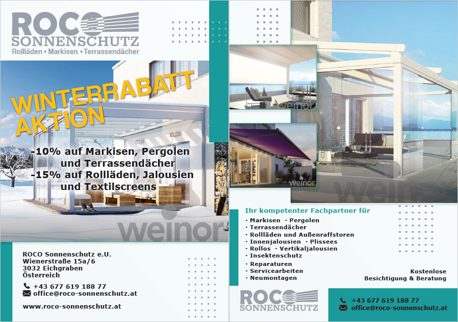 ROCO Sonnenschutz WinterAktion2025